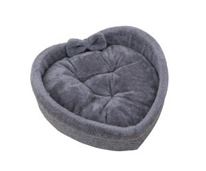 Générique Kitten Bed Heart Shape - Comfortable Pet Nest, Winter Cat Bed for Living Room Balcony Bedroom Apartment Dormitory Bay Window Indoor Cats Freshness and Stability