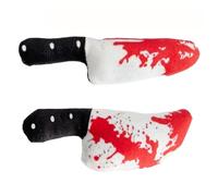 Générique Kitten Chew Toys - Chew BOCK Design | Kitten Chew Toys Cat Toys Catnip 2 Pièces en Peluche Grattereuse Bloody Cutter Design pour Entraînement Chien Grande Race Solo Play Exercice Extérieur