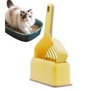 Générique Kitten Scoop Shovel, Deep Pooper Tool, Long Handle Wide Scooper, Bedroom Home Balcony Dorm Cleaning Companion, Living Room Pet Supply Organizer, Utility Gear for Cats, Owners
