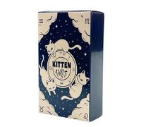Générique Kitten Tarot Deck - 78pcs English Oracle Card Game | Fortune Telling Divination Cards, Cute Cat Tarot Board Games for Beginners, Table Game, Spiritual Reading, Party, Family Fun