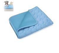 Générique Kittra Cooling Mat for Cats, Pet Cooling Mat for Cats Outdoor, 3 Layer System Instant Cool, Protecting Your Cat from Silent Heat, Suitable for All Pets (Blue,L*70 * 55)