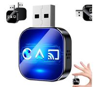 Générique Kivont 3 in 1 Adapter, Kivont 3 in 1 Car Adapter, 2026 Upgrade 3-in-1 Wireless Adapters, Plug and Play, Stable Connection & No Latency, for All Systems (Blue A for Android)