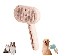Générique Kivori Pet Grooming Brush Steamer, Pet Spray Hair Removal Comb, All in One Pet Grooming Comb with Water Tank & Release Button, Pets Steam Brush (Pink)