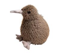 Générique Kiwi Bird Plush, Animal Stuffed Toy, Cute Soft Doll, Short Plush Material, Lightweight Huggable Design, Birthday Gift Home Display Use, 7.87x7.09x5.91 inches Brown 1 Piece
