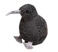 Générique Kiwi Bird Plush Toy - 25cm Realistic Bird Plush | Ugly-Cute Doll Gift with Short Material, 25cm Realistic Kiwi Toy for Boys, Soft Short Plushs Huggable for All Ages, Black & Brown