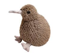 Générique Kiwi Bird Plush Toy - 25cm Realistic Bird Plush | Ugly-Cute Doll Gift with Short Material, 25cm Realistic Kiwi Toy for Boys, Soft Short Plushs Huggable for All Ages, Black & Brown