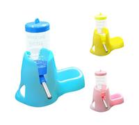 Générique Kleintier Tränke - 80ml Wasserstation | PP Kunststoff Hamster | Wasserspender, Verdicktes Gehäuse Standsicher Anti-Kippen Für Zwerghamster Ratten Mäuse Futternapf Set Käfig Hygiene Sauberke