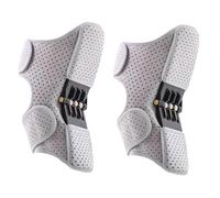 Générique Knee Assistive Device,Knee Booster Brace Joint Support Spring Stabilizer,Genouillère Médicale De Compression Douleur Genou,Pour les Jambes Faibles Old Cold Leg Alpinisme Squat (D)