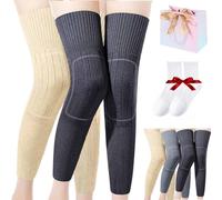 Générique Knee Brace,Self-Heating Knee Pads for Men and Women, Soft and Warm Faux Cashmere Knee Pads, Sports and Daily Wear (2Sets/B,XXL)