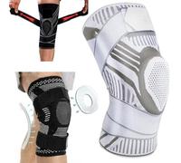 Générique Knee Braces For Knee For Men/Women, Compression Knee Pads Knee Support, For Running, Knee Compression Sleeves With Patella Support, Open Patella Knee Brace(1Pc white,XX-Large)