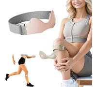 Générique Knee Strap, Silicone Patellar Tendon Support Strap, Essentials, Adjustable Knee Brace, for Knee Pain Knee Brace Running Basketball Hiking (Pink*1)