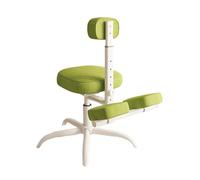 Générique Kneeling Chair,Ergonomic Posture Chair with Highly Resilient Sponge,Kneeling Desk Chair,45-55cm Adjustable Positions for Study Work from Home(Green)