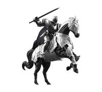 Générique Knight Figure DIY Assembly - Required Multi-Jointed Movable
