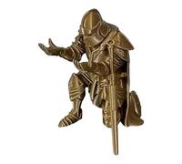 Générique Knight Pen Holder | 3D Printed Organizer Decoration | Medieval Kneeling Pose Knight Statue | For Pencils Table Painting Brush Office Classroom School Living Room Craft Artist Teacher