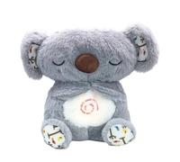 Générique Koala Qui Respire pour Adulte - Peluche Lumineuse avec Musique Apaisante et Lumière Douce sur Le Ventre, Compagnon de Sommeil Anti-Stress Idéal pour Soulager l'Anxiété (Bleu)