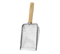 Générique Kompost-Sichter - 2,8 mm Maschenweite, Edelstahl-Erdsichter Mit Griff,Garten-Schaufel Und Stein-Sieb - für Sand, Dünger, Kompost, Steine, Garten, Hof, Bauernhof und Rasen