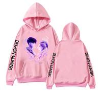 Générique Korean Idol Demon Movie Sweats à Capuche Hoodie Demon K-Pop Oreille de Chat Courts Mode Filles Sweat à Manches Longues Hauts Décontractés Sweatshirt