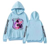 Générique Korean Idol Demon Movie Sweats à Capuche Hoodie Demon K-Pop Oreille de Chat Courts Mode Filles Sweat à Manches Longues Hauts Décontractés Sweatshirt