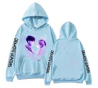 Générique Korean Idol Demon Movie Sweats à Capuche Hoodie Demon K-Pop Oreille de Chat Courts Mode Filles Sweat à Manches Longues Hauts Décontractés Sweatshirt