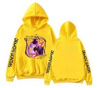 Générique Korean Idol Demon Movie Sweats à Capuche Hoodie Demon K-Pop Oreille de Chat Courts Mode Filles Sweat à Manches Longues Hauts Décontractés Sweatshirt