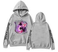 Générique Korean Idol Demon Movie Sweats à Capuche Hoodie Demon K-Pop Oreille de Chat Courts Mode Filles Sweat à Manches Longues Hauts Décontractés Sweatshirt