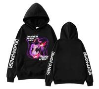 Générique Korean Idol Demon Movie Sweats à Capuche Hoodie Demon K-Pop Oreille de Chat Courts Mode Filles Sweat à Manches Longues Hauts Décontractés Sweatshirt