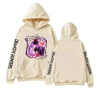 Générique Korean Idol Demon Movie Sweats à Capuche Hoodie Demon K-Pop Oreille de Chat Courts Mode Filles Sweat à Manches Longues Hauts Décontractés Sweatshirt