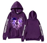 Générique Korean Idol Demon Movie Sweats à Capuche Hoodie Demon K-Pop Oreille de Chat Courts Mode Filles Sweat à Manches Longues Hauts Décontractés Sweatshirt