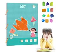 Générique Koyoata Pull String 3D Geometry Learning Book, 3D Geometry Learning Book, Geometry for Beginners with 9/12/15 Solids Geometric Models, Safe Braided Rope Design (12models)