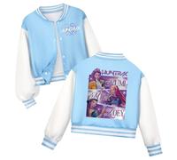 Générique Kpop De-mon H-Hunters Veste Kpops H-Huntrix Enfants et Adolescents Veste Rumi/Mira/Zoey Y2K Style Streetwear avec Motif Anime, Blouson Aviateur pour Garçon Fille(A06,160)