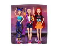 Générique Kpop Demon Hunters Figurine Bras Et Jambes Mobiles Figurine Dessin Animé Animé 30 Cm Figurines, Cadeaux pour Filles Adolescents Jouets à Collectionner Décorations pour Noël