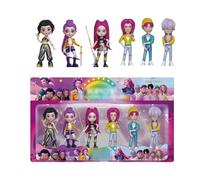 Générique Kpop Demon Hunters Figurine Bras Et Jambes Mobiles Figurine Dessin Animé Animé 30 Cm Figurines, Cadeaux pour Filles Adolescents Jouets à Collectionner Décorations pour Noël