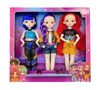 Générique Kpop Demon Hunters Figurine Bras Et Jambes Mobiles Figurine Dessin Animé Animé 30 Cm Figurines, Cadeaux pour Filles Adolescents Jouets à Collectionner Décorations pour Noël