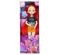 Générique Kpop Demon Hunters Figurine, Figurine Grande PoupéE De Dessin Animé De 30 Cm avec VêTements Et Accessoires, Bras Et Jambes Mobiles, pour Collecter Cadeau Fan pour Noël