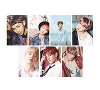 Générique Kpop Lot de 7 Photos de Membre BTS de Bangtan Boys [Taille de la Carte Postale]