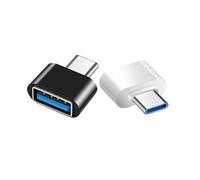 Générique ksmax Adaptateur vers USB A 3.2 vers USB C 10Gbps OTG Lot de 2Adaptateur Type-A Femell vers Type-C Mâle Compatible avec iPhone 16 Plus Pro Max 15 MacBook Air iMac iPad Galaxy Tab S9 S24