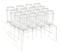 Générique Kuchen Push Pop Behälte - Dessert-Becher Mit |Cake Pop FormenDeckel,Push Up Behälter Mit Ständer & Deckel - Für Geburtstagsfeier, Familienfeier, Zuhause, Hochzeit