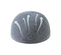 Générique Kufi Hat for Men - Polyester Elastic Stretchable Embroidery Prayer Cap 22.83 inches | Skull Beanie Taqiyah, Breathable Crochet Topi, Soft Knit Headwear Gift for Dad Grandpa Husband So