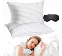 Générique Kuyami Pillow, The Kuyami Neck Pillow, Shape Retention for Side,Back Or Stomach Sleepers Breathable,Soft,Fluffy,Cool, Home & Hotel Bed Pillows(1/2PCS) (2PCS,Queen(17.7 * 27.5In))