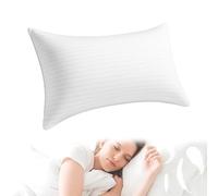 Générique Kuyami Quality Pillow Set of 2 - Star Luxury Breathable Cool Pillows for Neck Support, Ergonomic Fluffy Design for Side/Back/Stomach Sleepers (1PCS,M 18x27)