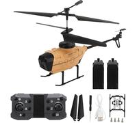 Générique KY202 Hélicoptère aérien HD à Double caméra 4K avec système Automatique d'évitement d'obstacles et télécommande pour Adultes,d'or,2 Batteries