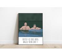 Générique La 7ème compagnie - Vous nagez bien chef - Wall Art - Affiche - Poster - Impression (15 * 20cm)