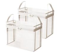 Générique La boîte à Jouets de doudous, Coffre Organiseur 2 pièces à poupées en Peluche, Conteneur pour Animaux rembourrés, pour Salon, Chambre, Maison, Ferme, Appartement, Bureau, Balcon et dortoir