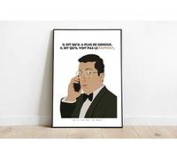 Générique La cité de la peur - Il dit qu'il voit pas le rapport - Affiche - Poster - Impression (Rapport, 11 * 15cm)