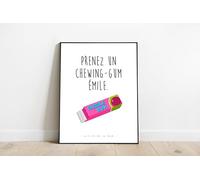 Générique La cité de la peur - Prenez un chewing-gum - Wall Art - Affiche - Poster - Impression (20 * 27cm)
