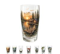 Générique La dernière collection de verres à pinte de pêche moulée (B)