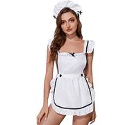 Générique La Femme De Menage Ensemble Sexy Lingerie Déguisement Tenue Infirmiere Robe Soubrette Coquine Pute Costume Adulte Tenu Combinaison Ecoliere Érotique Cosplay Ménage Nuisette Deguisement