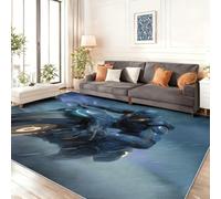 Générique La Science Fiction Tapis Gris, Antidérapant Lavable Tapis à Poils Courts avec Moto Armure Jour De Pluie pour Salon Chambre Entrée Cuisine, 120 x 180 cm Moderne Doux Moquette Intérieur