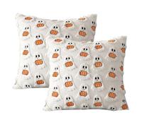 Générique La taie d'oreiller Halloween Ghost Halloween | 2 Packs couvercles d'oreiller de Texture Douce, Couverture décorative décorations d'halloween pour Chambre dortoir hôtel Salon Couch
