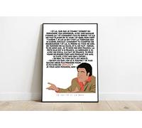 Générique La vérité si je mens - 12 patates de merguez - Affiche minimaliste - Poster - Impression (11 * 15cm)